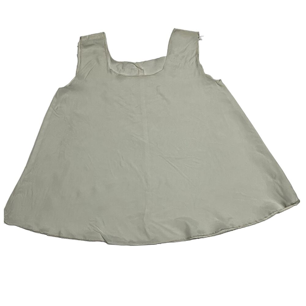 VTG MGM Cream Newborn Infant Slip Sleeveless Dress